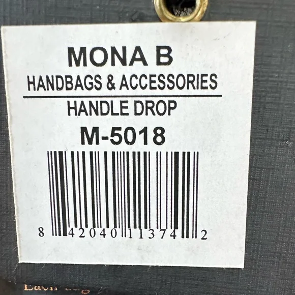 Mona-B NWT Denim Shoulder Bag Purse - Picture 15 of 16